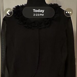 Danny & Nicole Black Maxi Dress with Chiffon Jacket